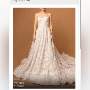 Adriana Madrid Monaco gown from Lovely Bride NYC